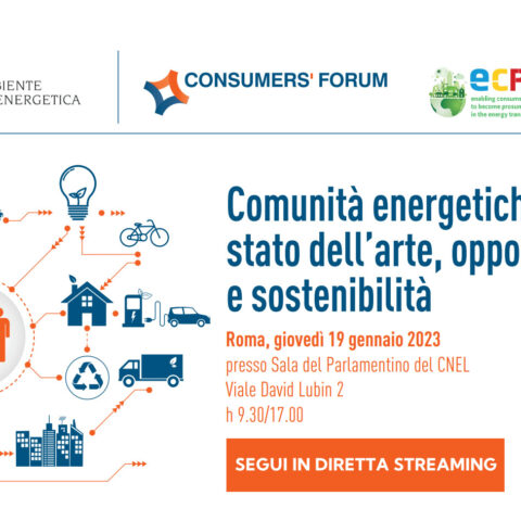 Comunità Energetiche e Cittadini: stato dell’arte, opportunità e sostenibilità